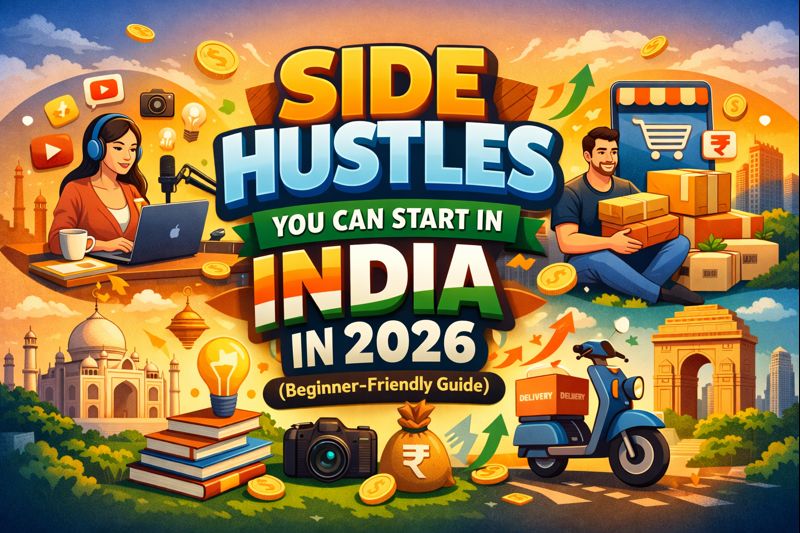Side Hustles You Can Start in India in 2026 (Beginner-Friendly Guide)